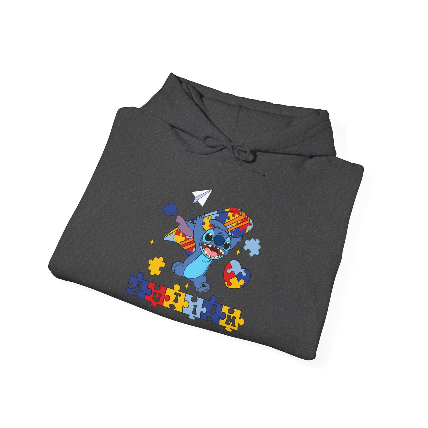 Autism Awareness Puzzle-Heart Hoodie – Colorful Support Sweatshirt