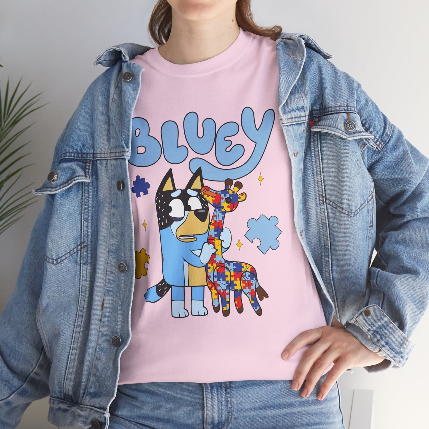 Bluey and Bingo Cartoon Dog T-Shirt — Cute Kids’ Blue Heeler Tee