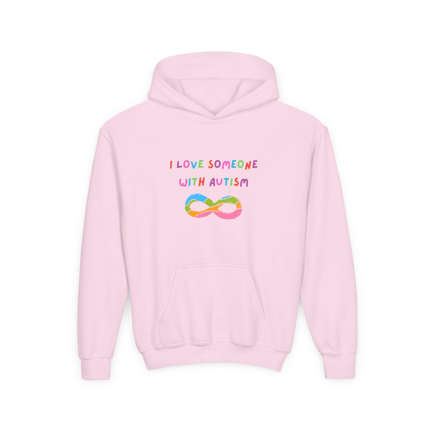 Autism Awareness Youth Hoodie - I Love Someone with Autism