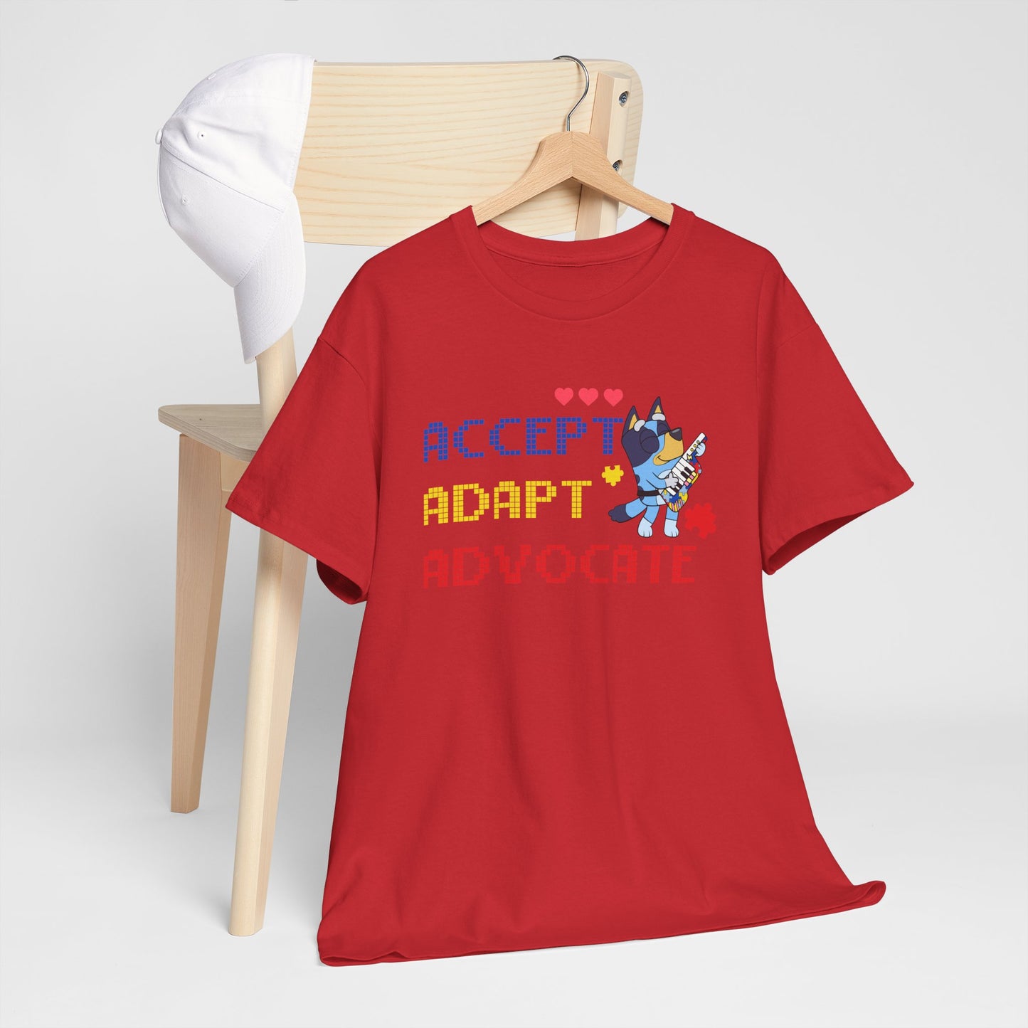 Accept Adapt Advocate Tee — Support & Advocacy Graphic T‑Shirt