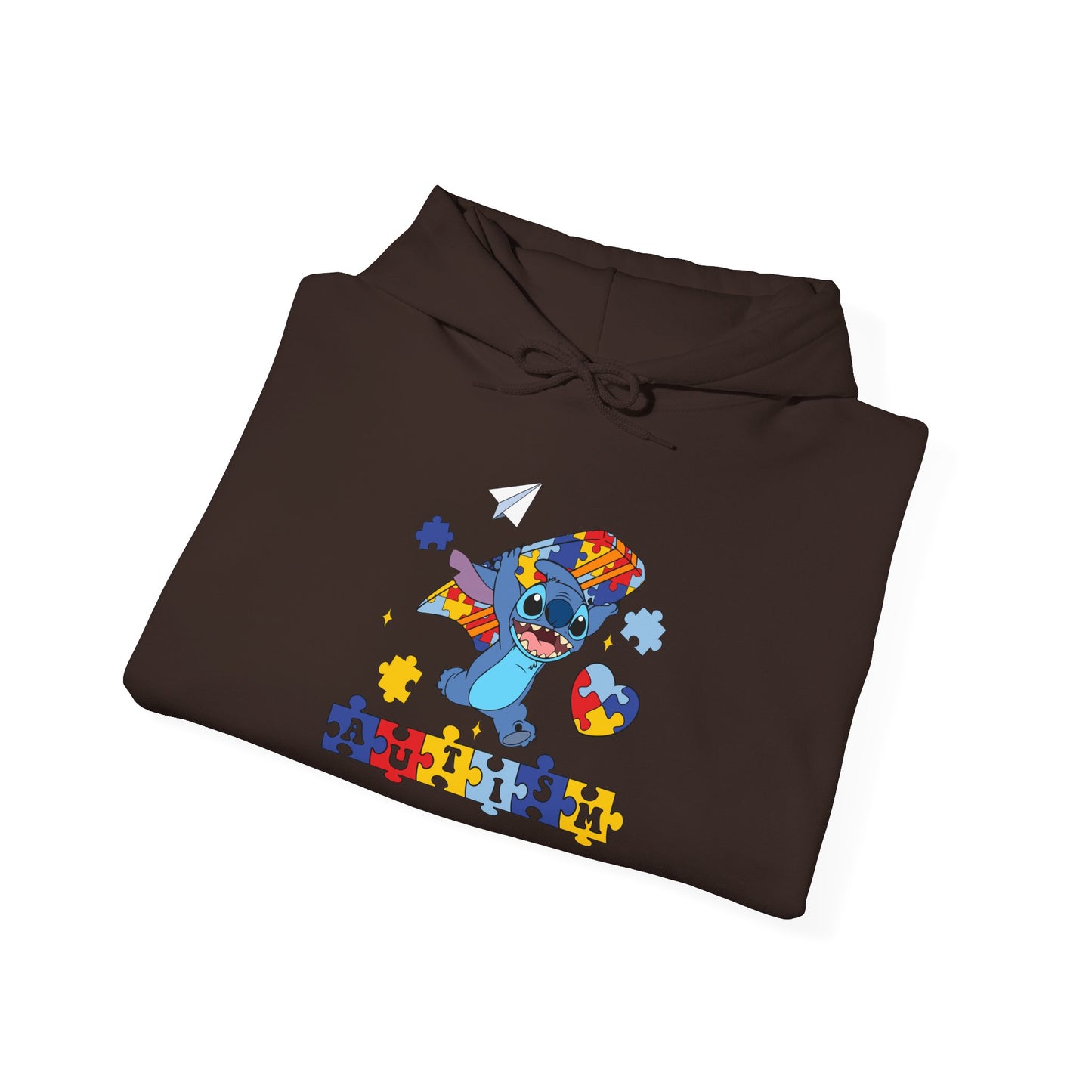 Autism Awareness Puzzle-Heart Hoodie – Colorful Support Sweatshirt