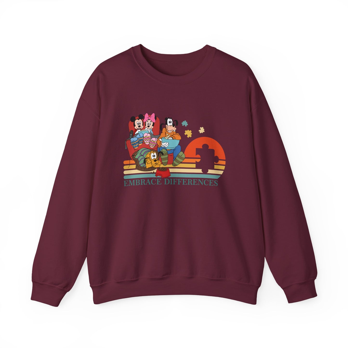Embrace Differences Crewneck Sweatshirt
