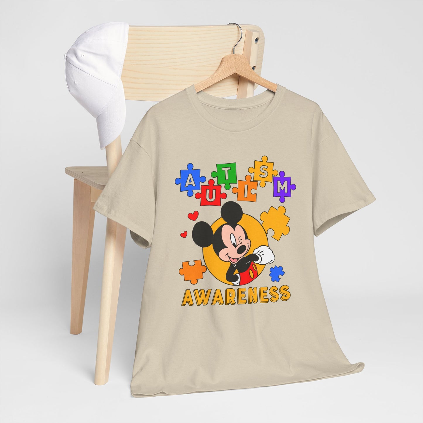Autism Awareness Puzzle Tee — Cute Character Design