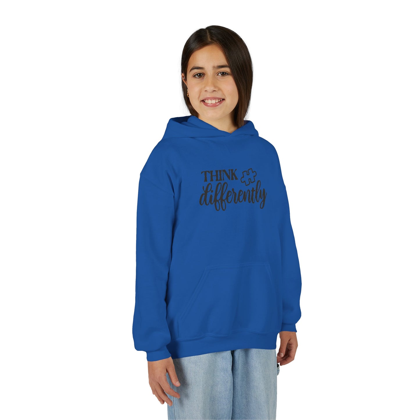 Inspirational Youth Hoodie - 'Think Differently'