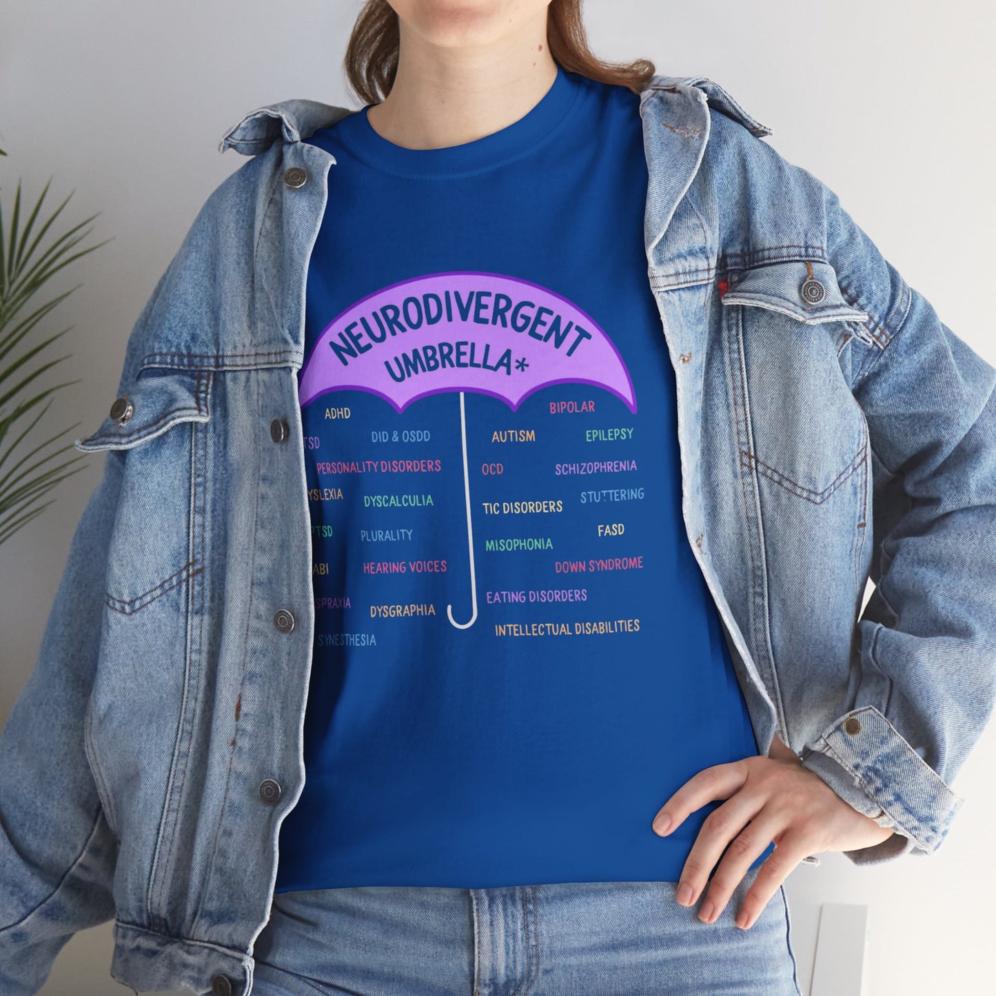 Neurodivergent Umbrella Unisex Heavy Cotton Tee