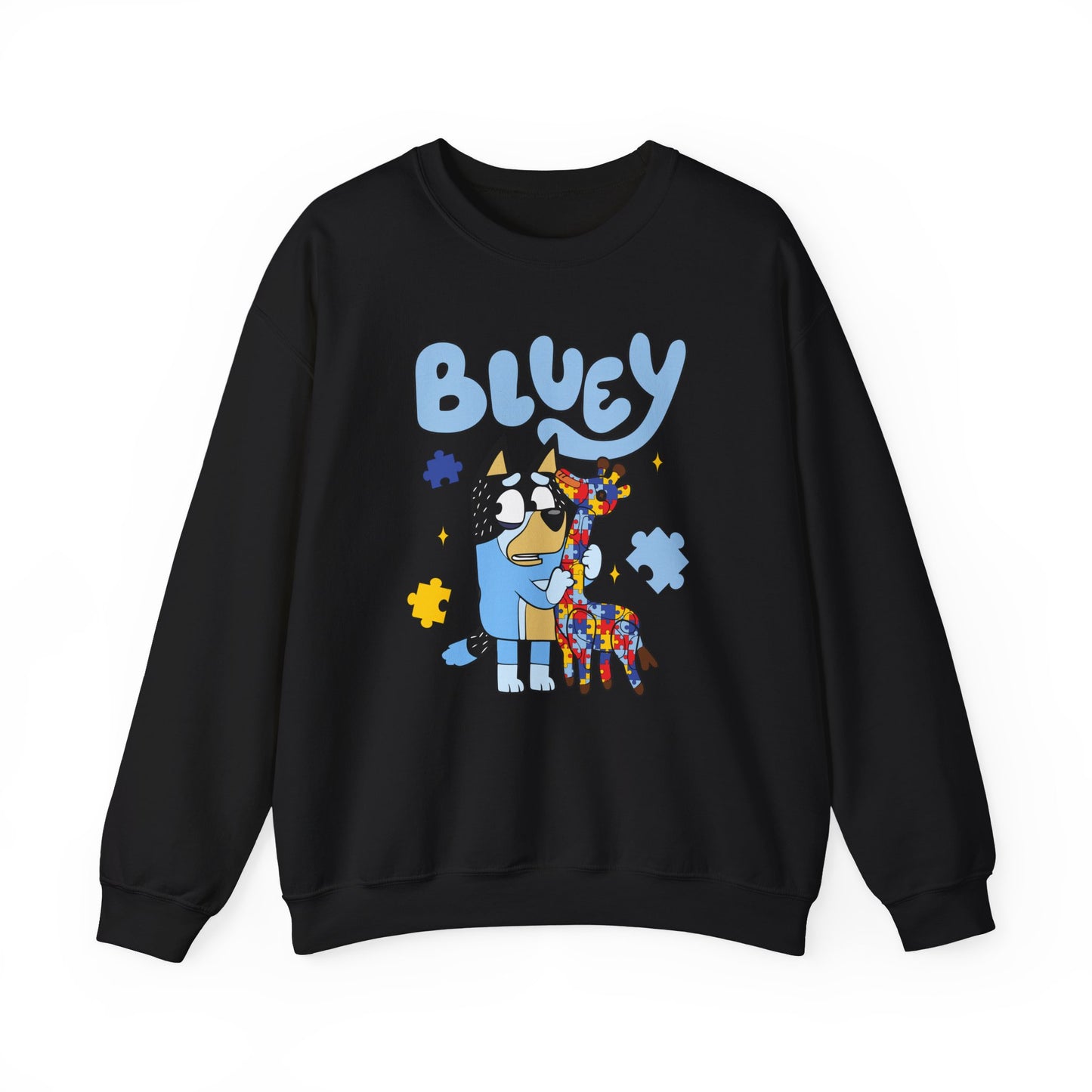 Bluey & Piñata Blue Heeler Sweatshirt — Cute Cartoon Dog Crewneck
