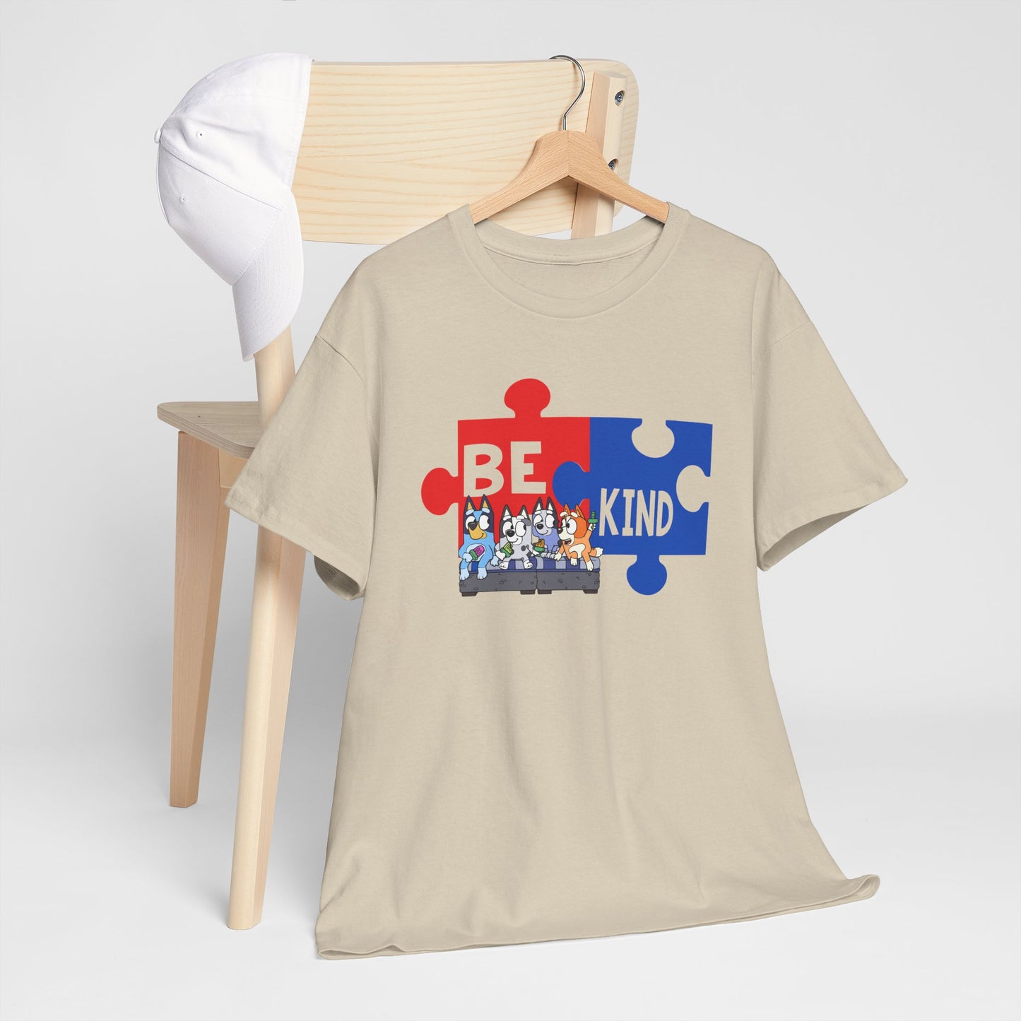 Be Kind Puzzle Piece T-Shirt — Autism Awareness Tee