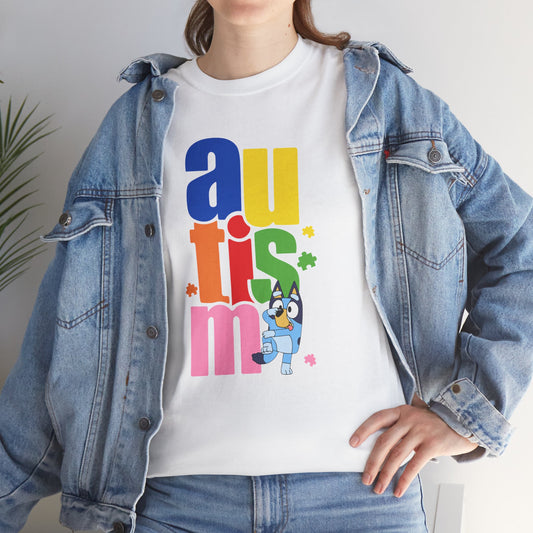 Autism Colorful Letters Kids T‑Shirt — Support & Awareness Tee