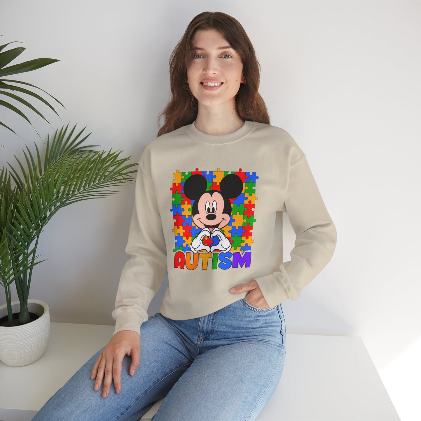 Autism Puzzle Crewneck Sweatshirt