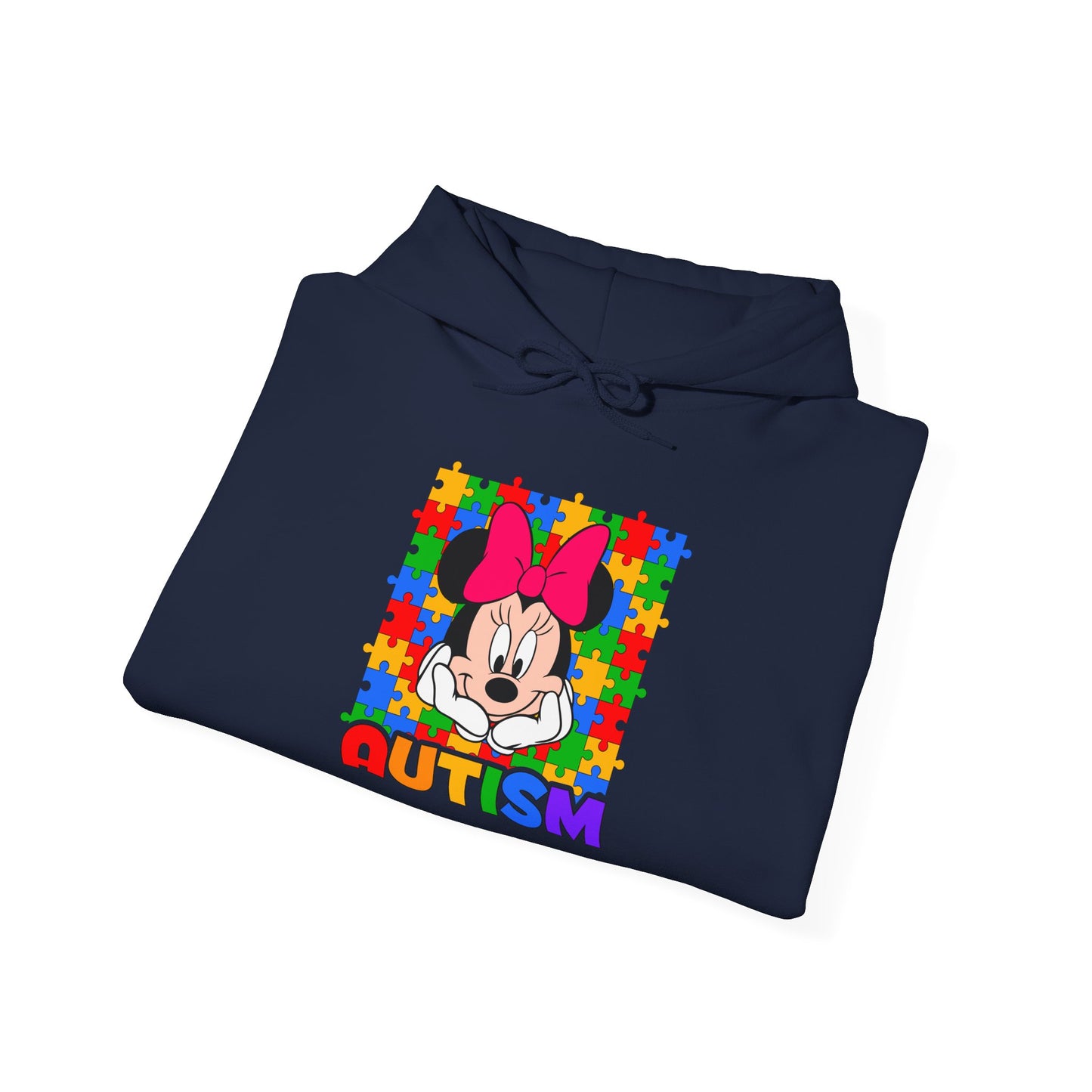 Autism Puzzle Heart Hoodie — Colorful Awareness Sweatshirt