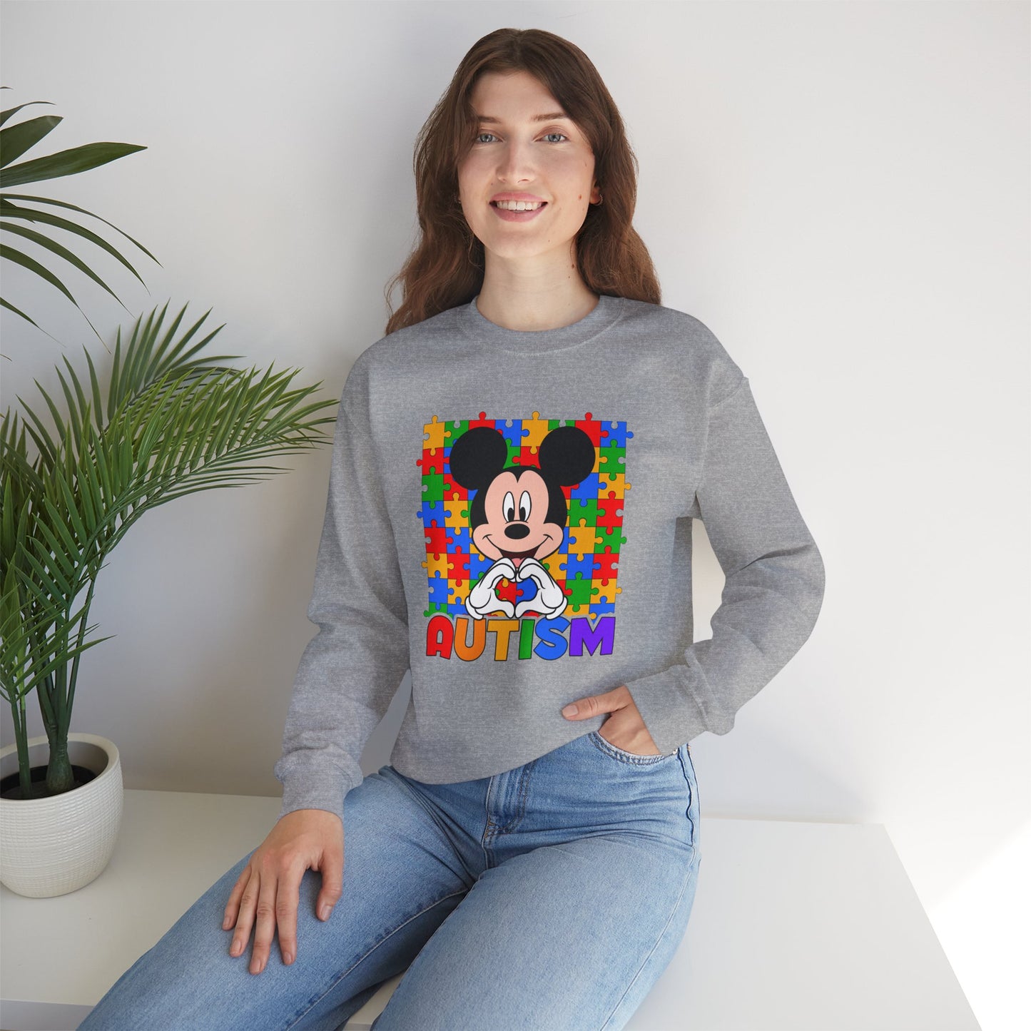 Autism Puzzle Crewneck Sweatshirt