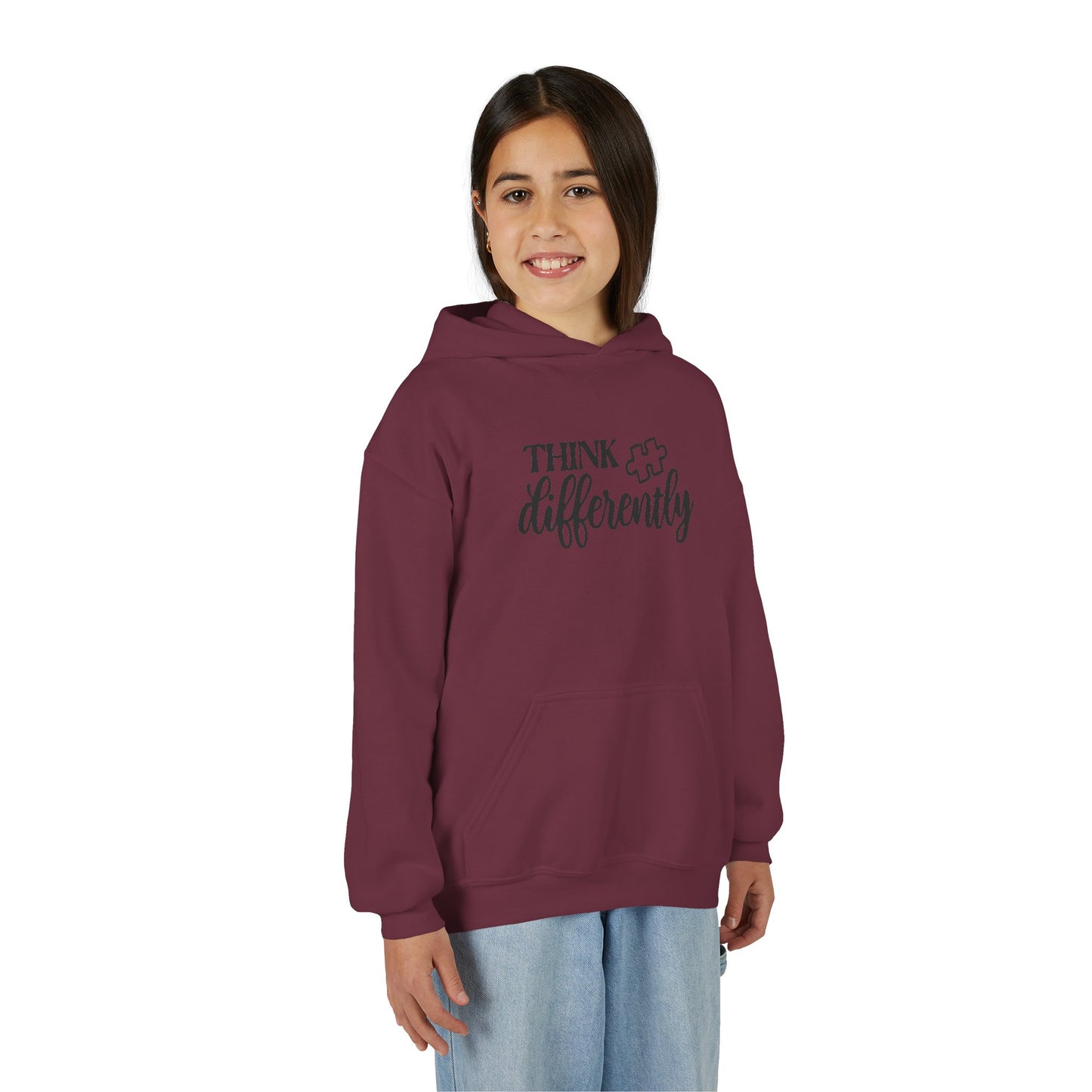 Inspirational Youth Hoodie - 'Think Differently'