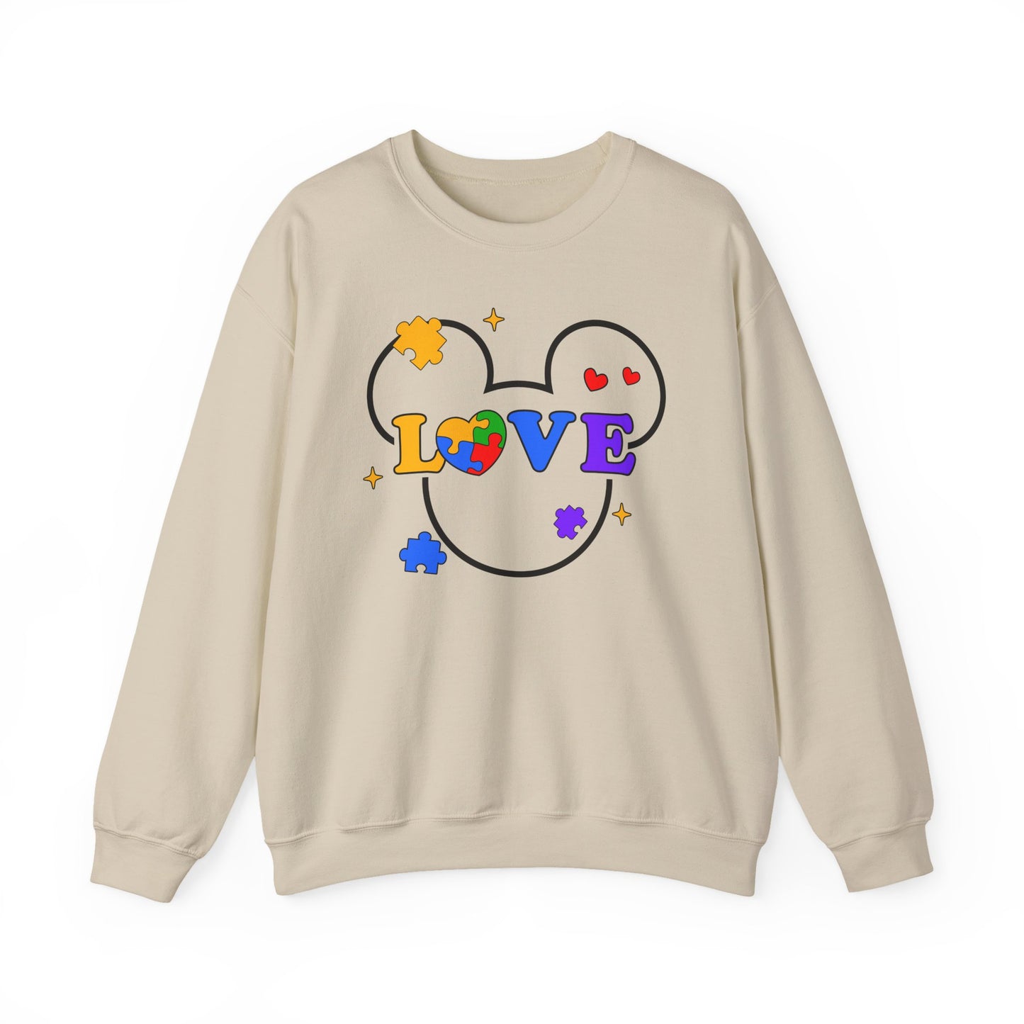 Love Puzzle Crewneck Sweatshirt