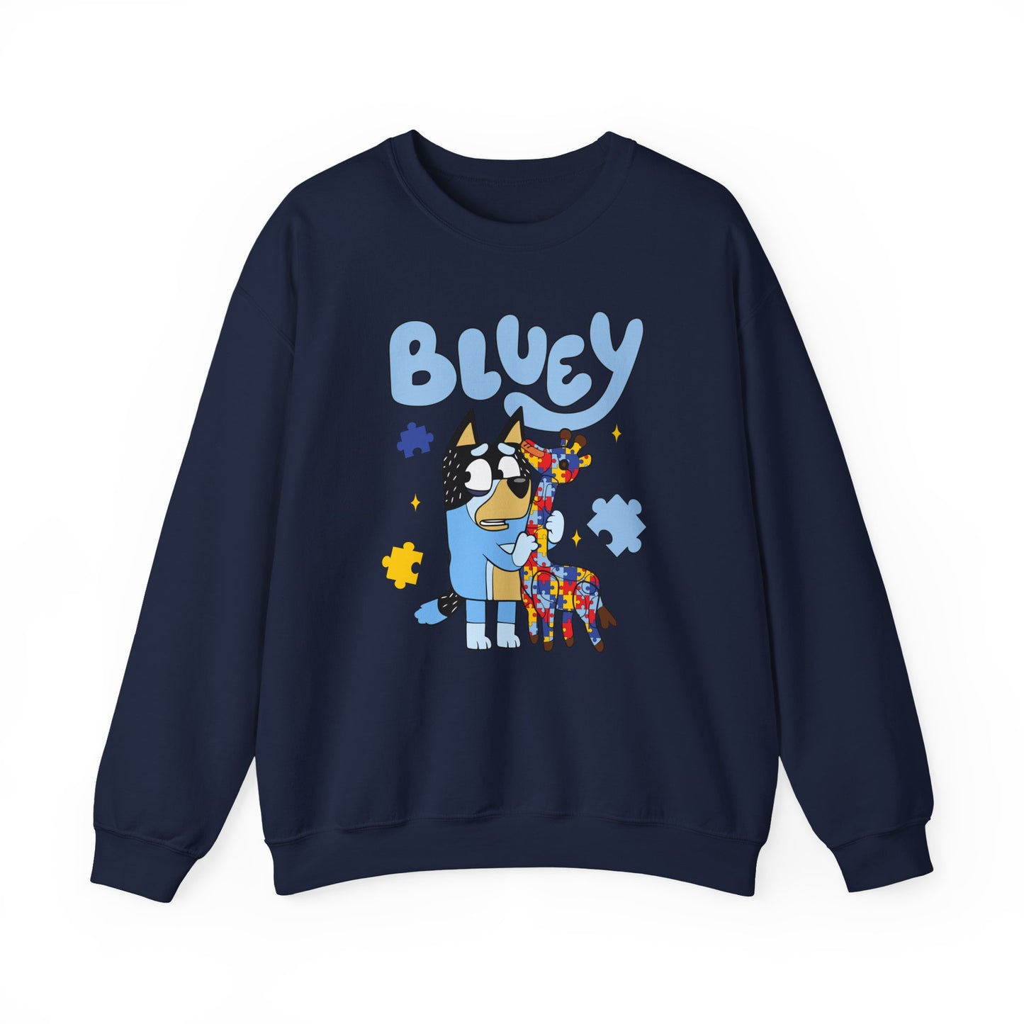 Bluey & Piñata Blue Heeler Sweatshirt — Cute Cartoon Dog Crewneck