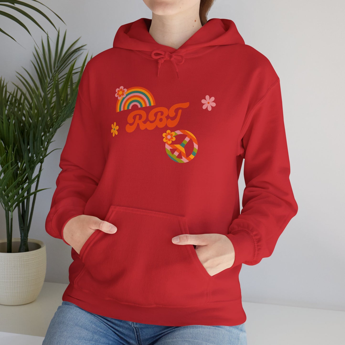 Retro Rainbow RBT Hooded Sweatshirt