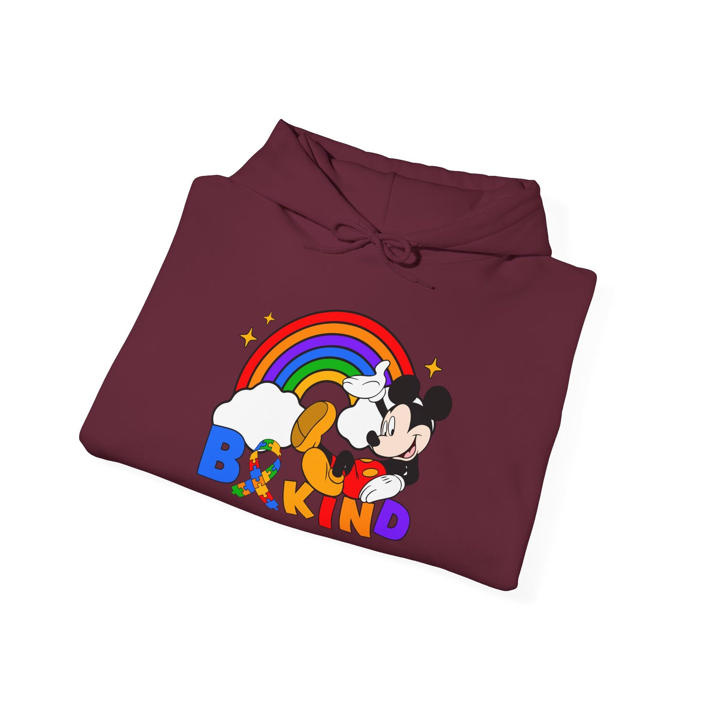 Hoodie — Be Kind Rainbow Mickey Graphic Pullover