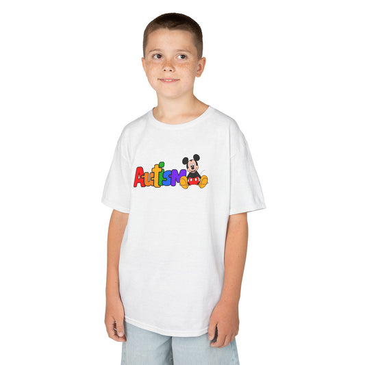 Kids T-Shirt — Colorful 'Autism' Rainbow Design