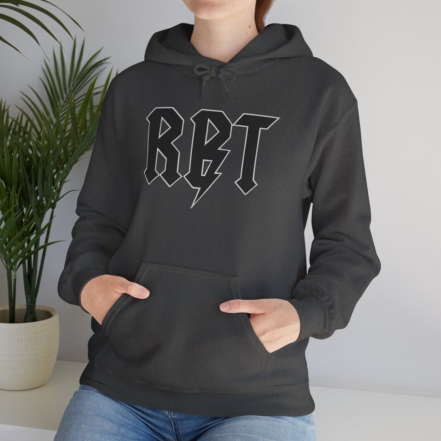 RBT Lightning Bolt Hoodie — Gothic Rock Band Style Pullover