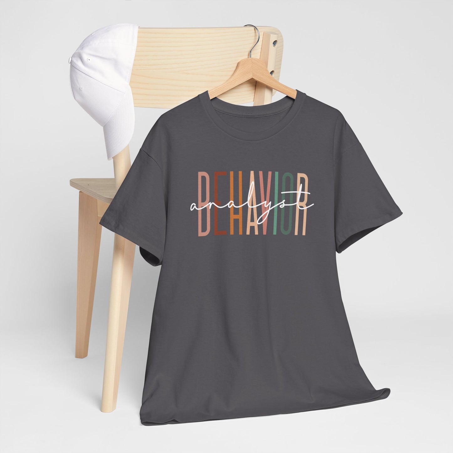 Behavior Anxious Tee — Retro Script Anxiety Awareness T-Shirt