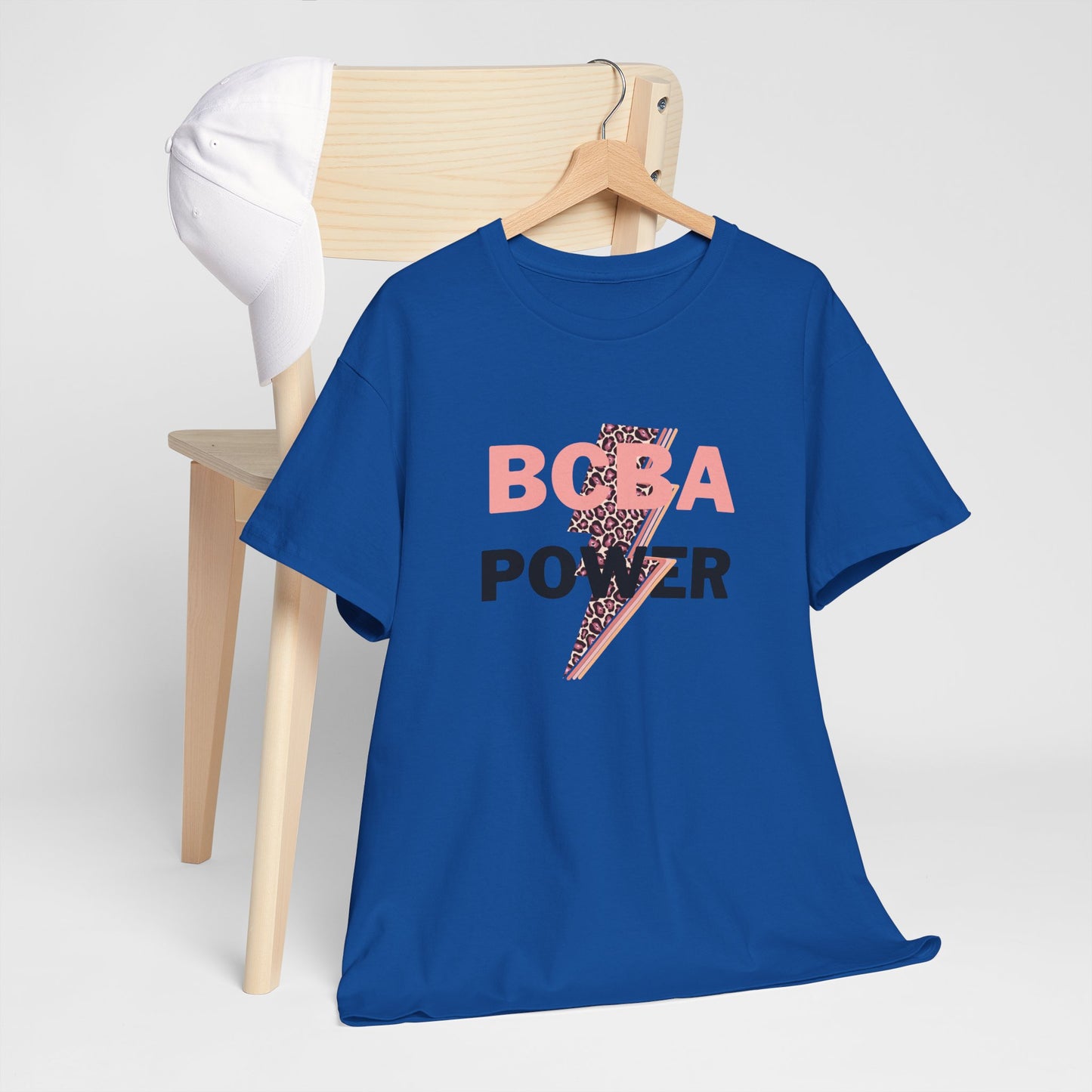 BCBA Power Unisex Heavy Cotton Tee - Empowerment Graphic T-Shirt