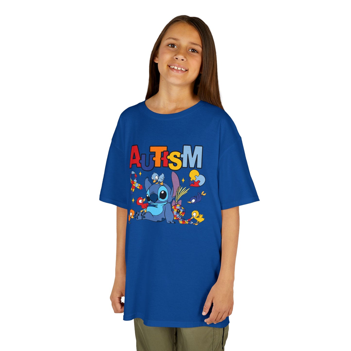 Kids Tee — Cute Autism Awareness Design with Puzzle Pieces