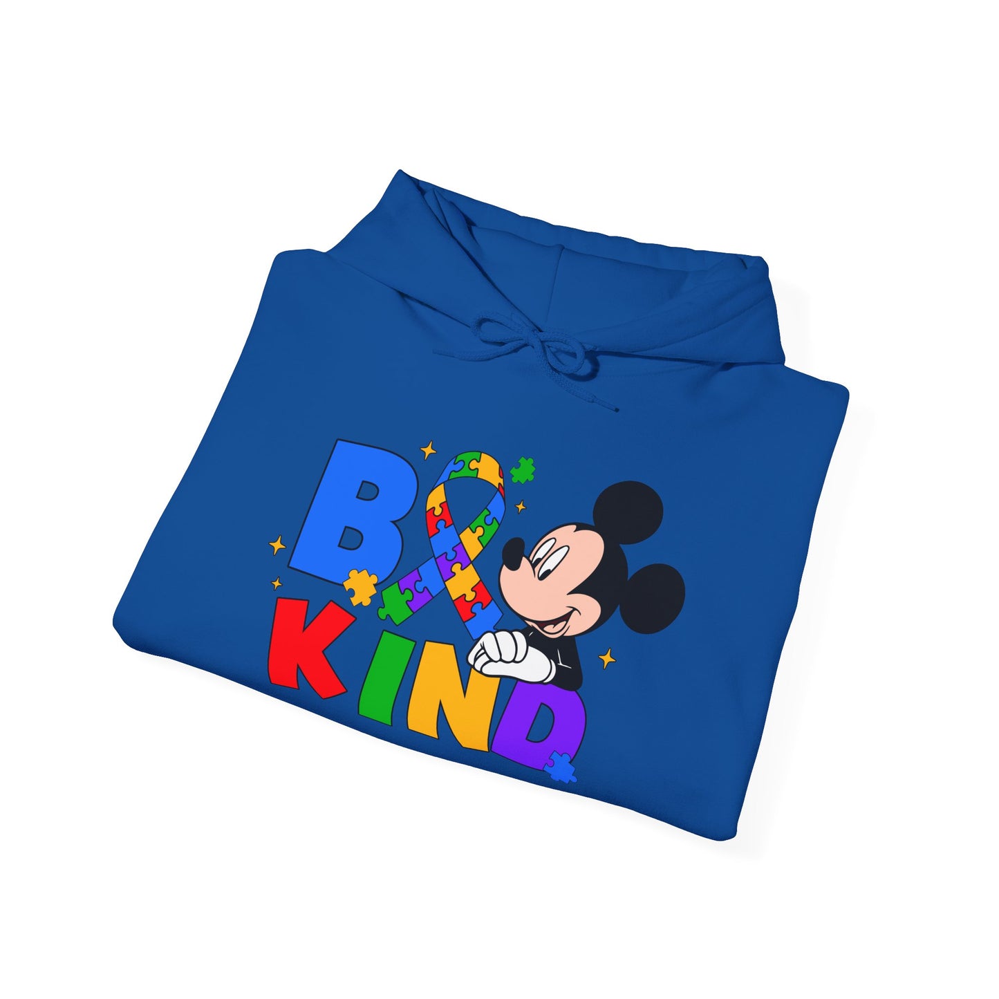 Be Kind Hoodie — Rainbow Ribbon Mickey Mouse Anti-Bullying Sweatshirt