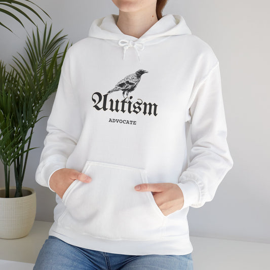 Autism Advocate Hoodie — Raven Graphic Comfort Pullover