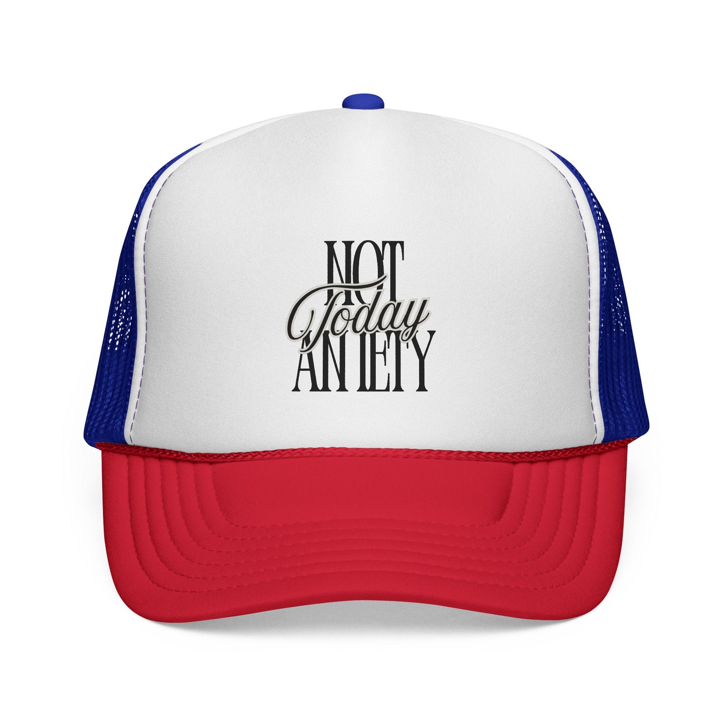 Not Today Anxiety Trucker Cap — Funny Anti-Anxiety Mesh Hat for Stress Relief