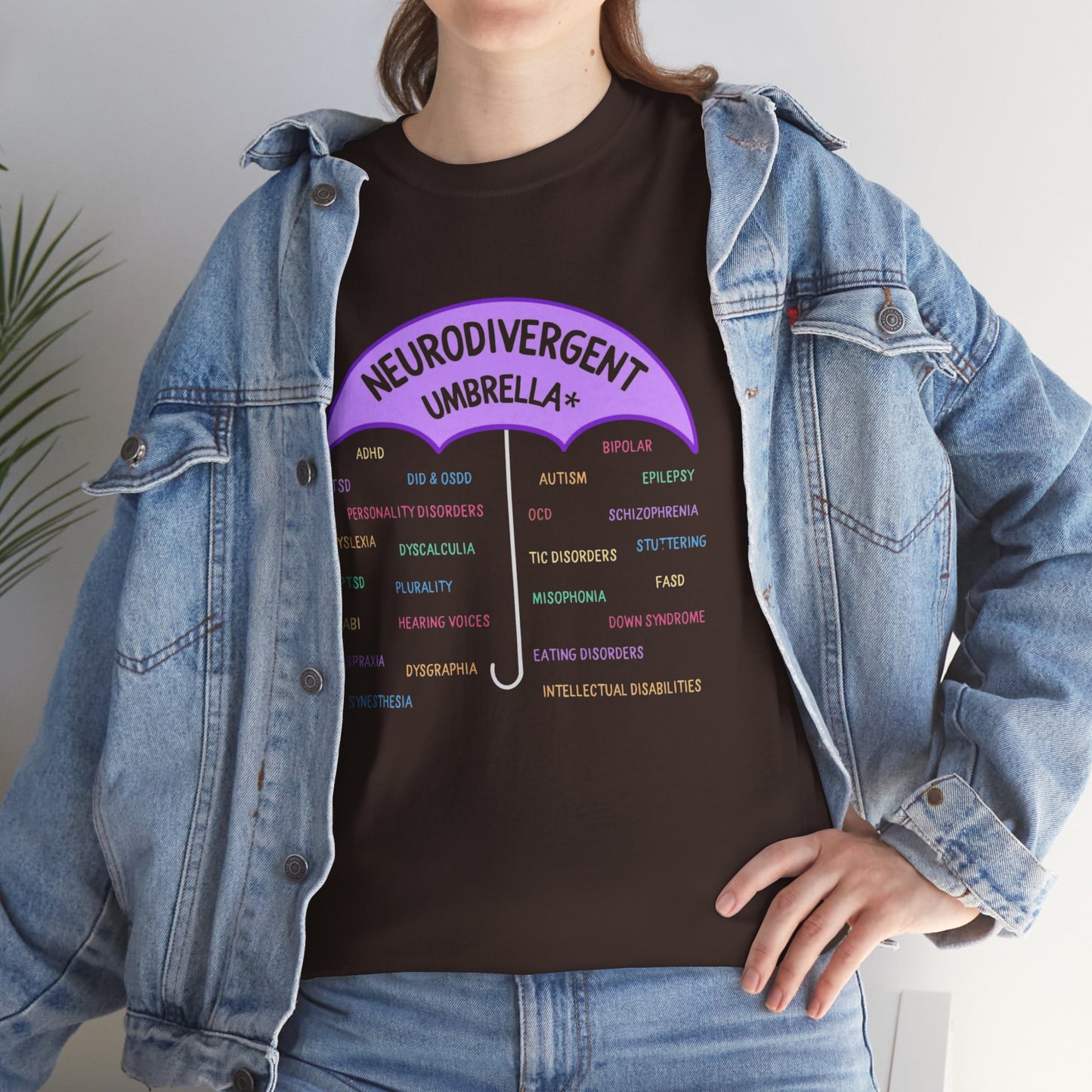Neurodivergent Umbrella Unisex Heavy Cotton Tee