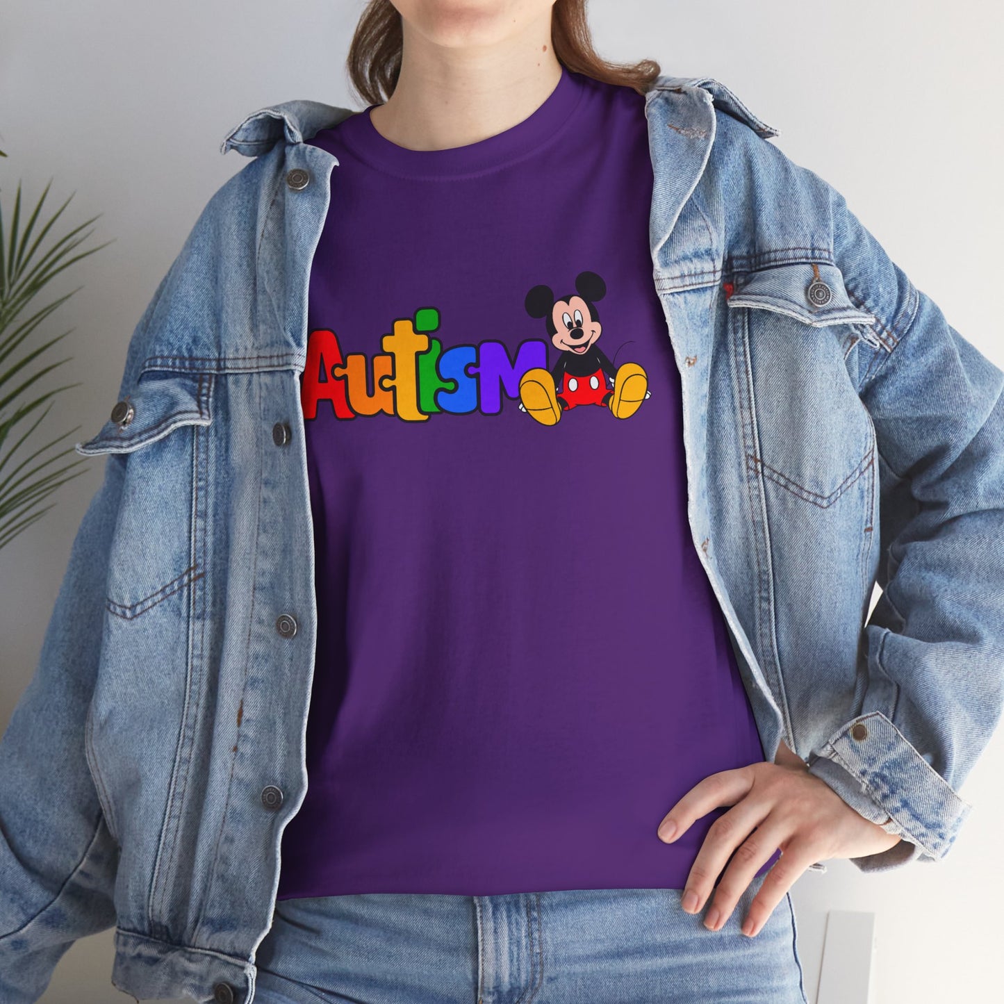 Autism Awareness Kids Tee — Colorful Puzzle Letters Design