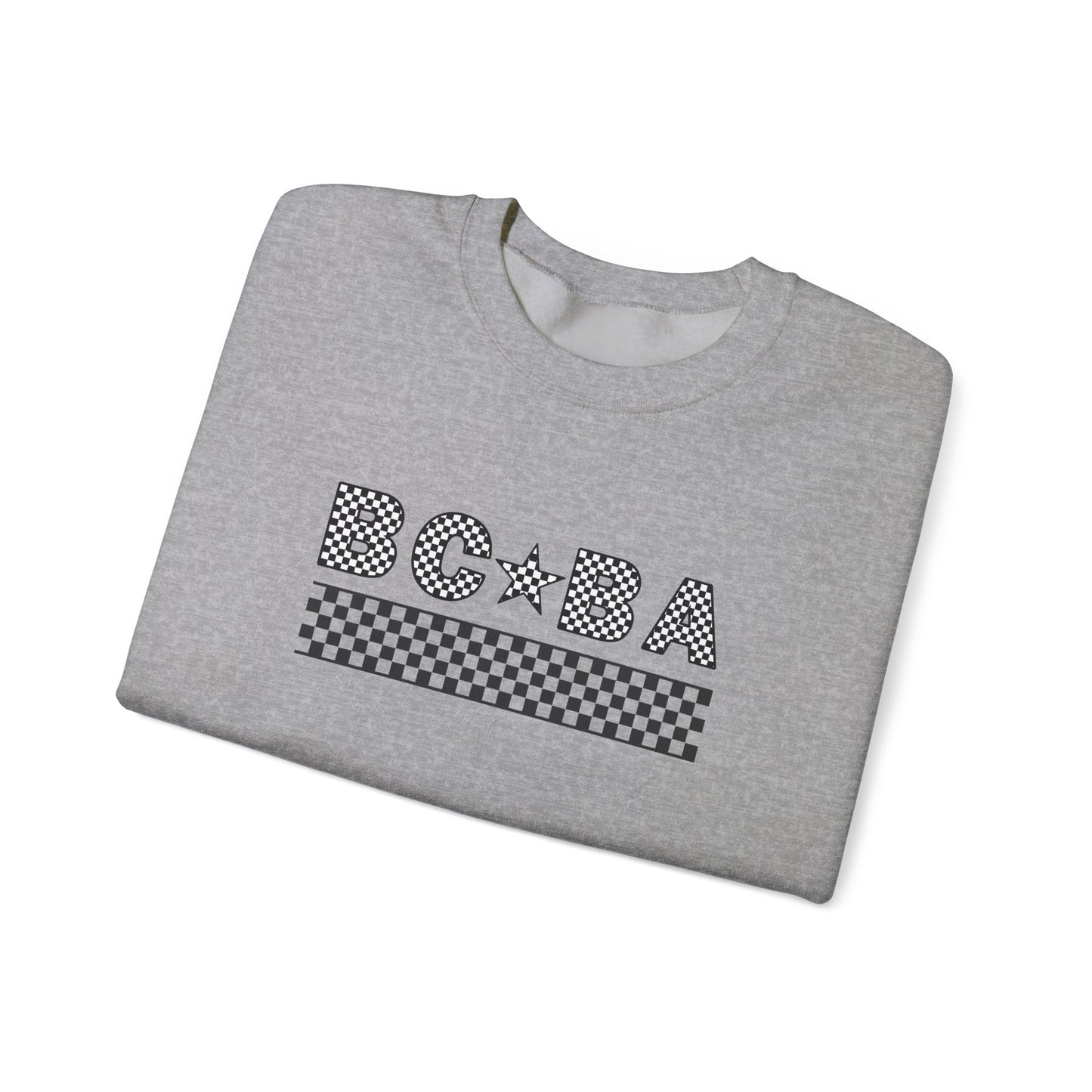 BCBA Star Checkerboard Crewneck Sweatshirt