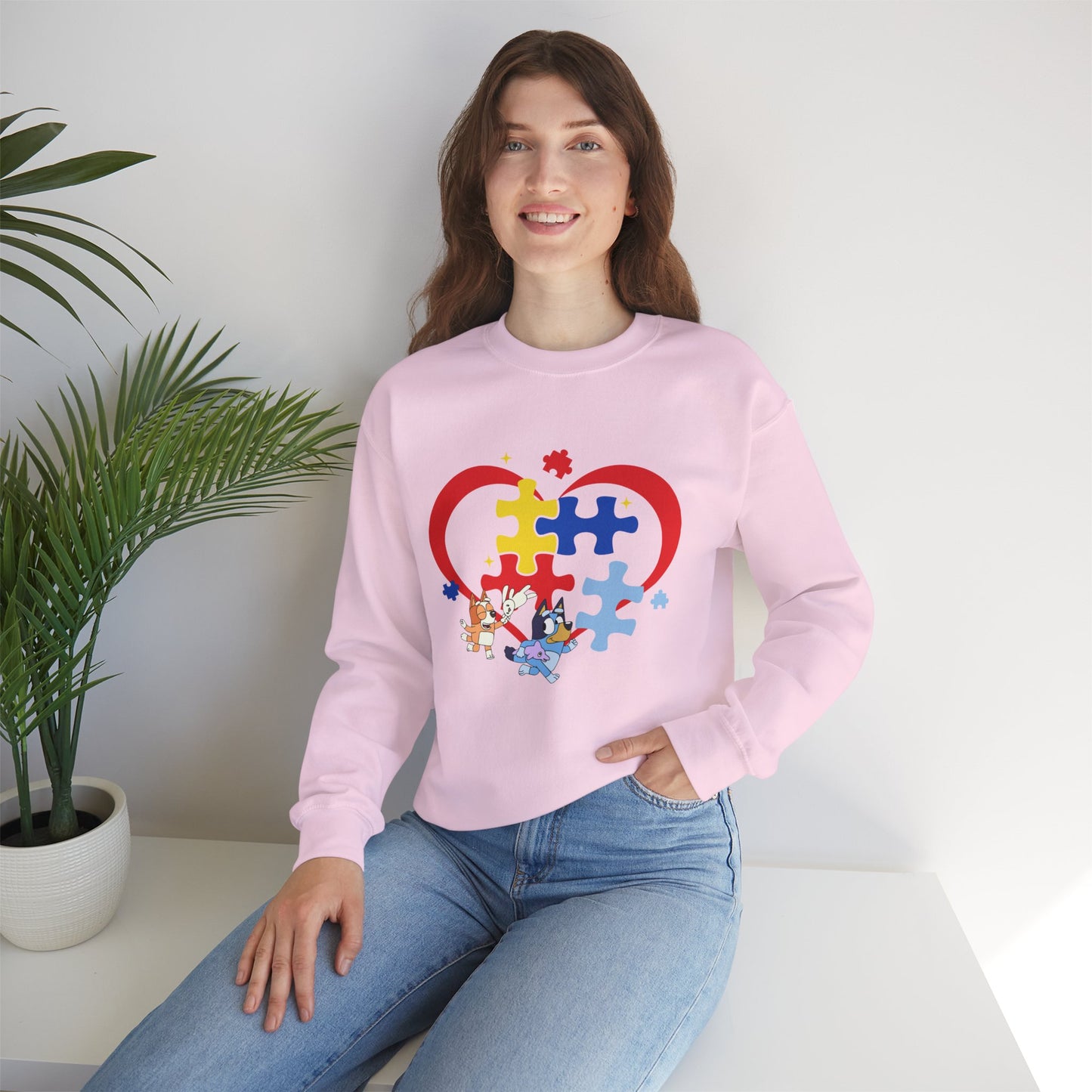 Autism Awareness Puzzle Heart Sweatshirt