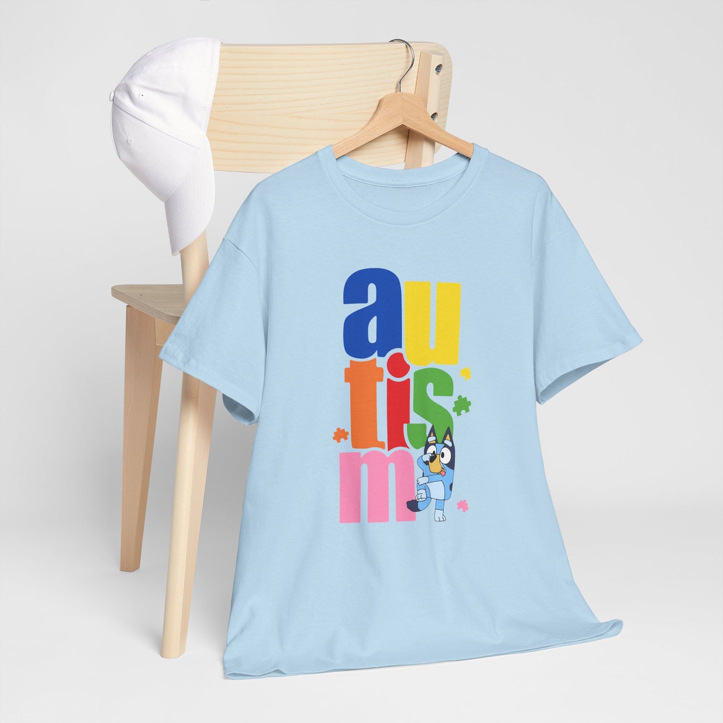 Autism Colorful Letters Kids T‑Shirt — Support & Awareness Tee