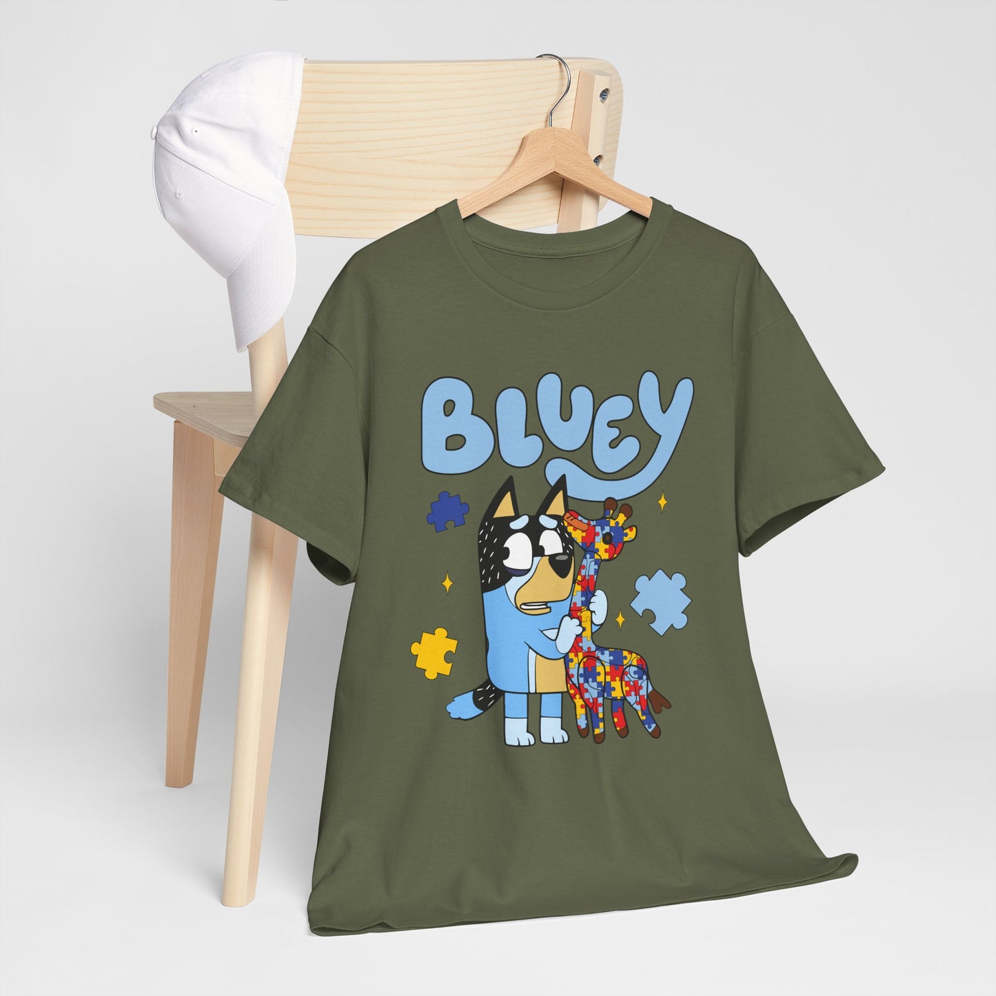 Bluey and Bingo Cartoon Dog T-Shirt — Cute Kids’ Blue Heeler Tee