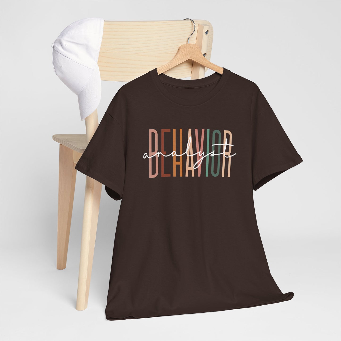 Behavior Anxious Tee — Retro Script Anxiety Awareness T-Shirt
