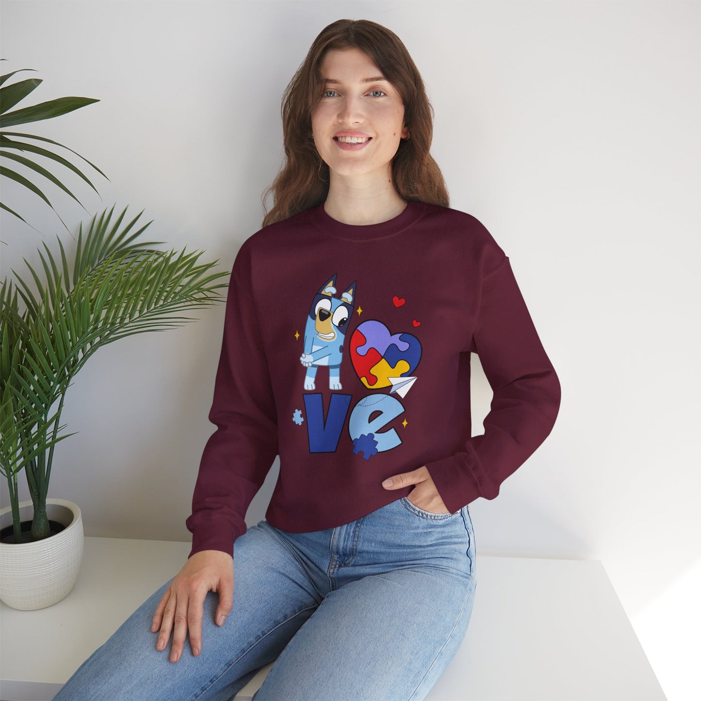Love Puzzle Crewneck Sweatshirt