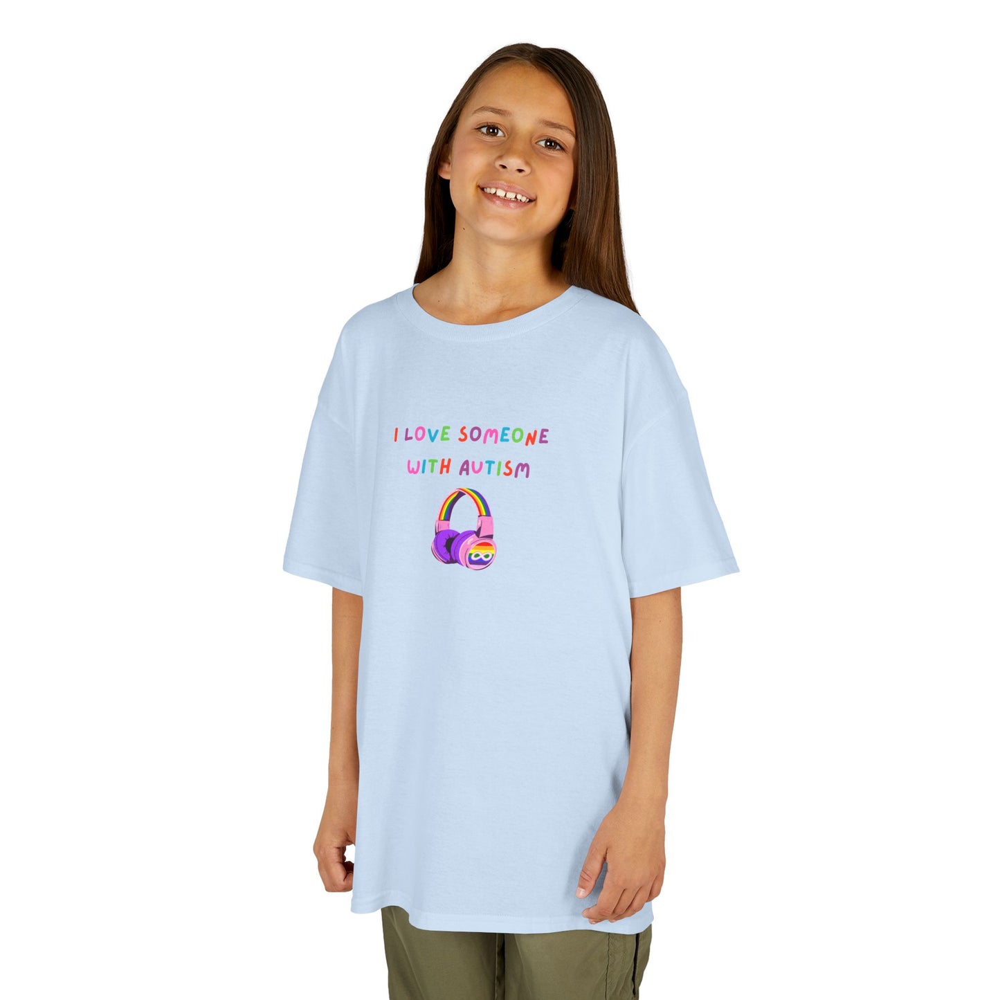 Autism Awareness Kids Tee - I Love Someone with Autism