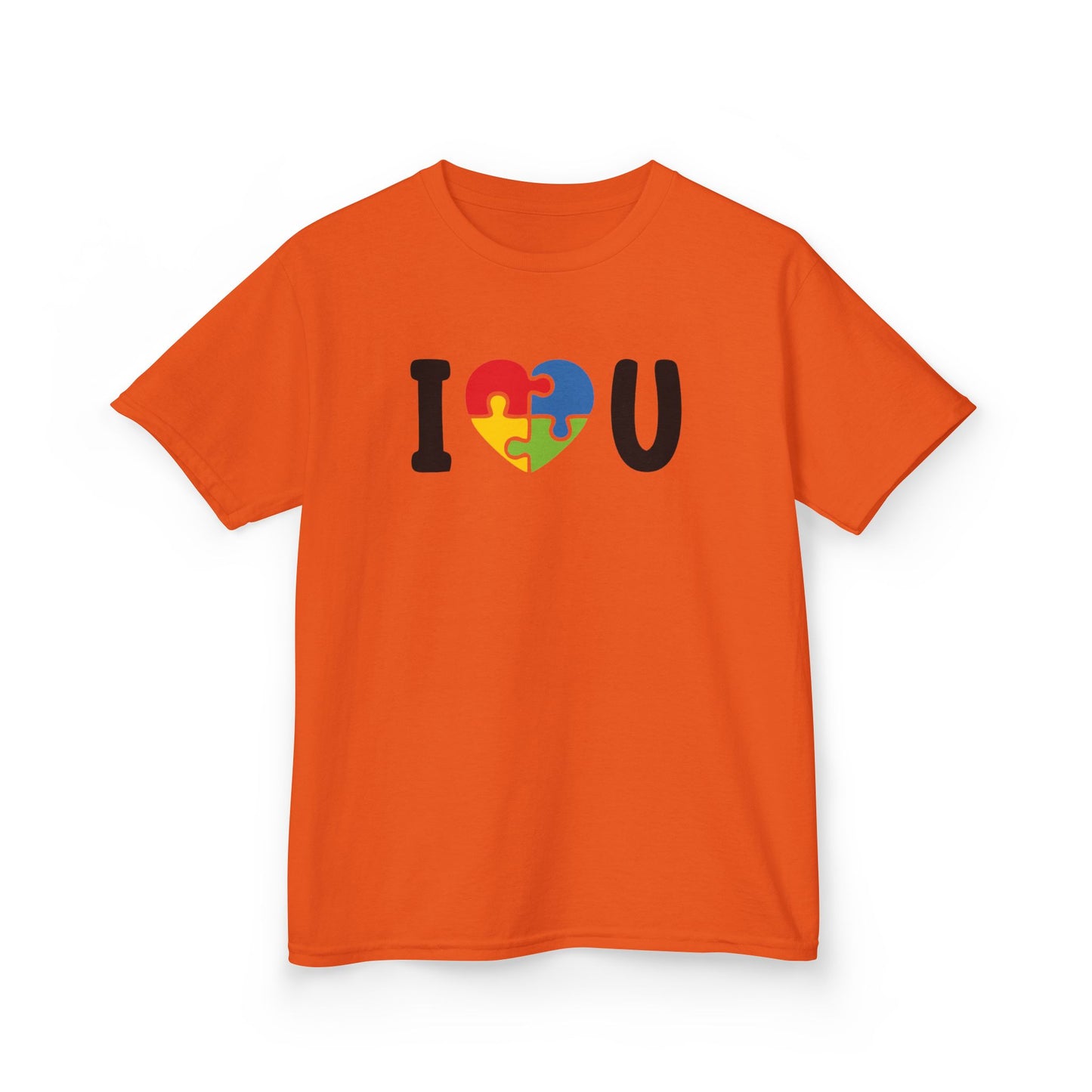 Colorful Puzzle Love Kids Tee