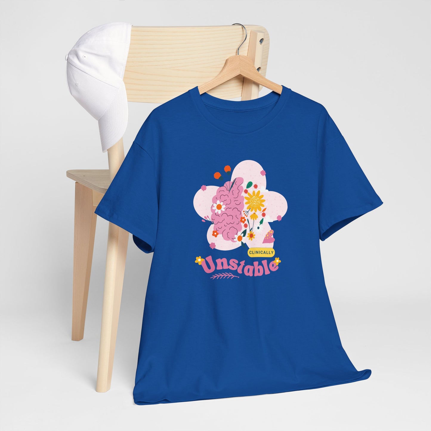 Colorful Unstable Unisex Heavy Cotton Tee - Fun Graphic T-Shirt for Every Occasion