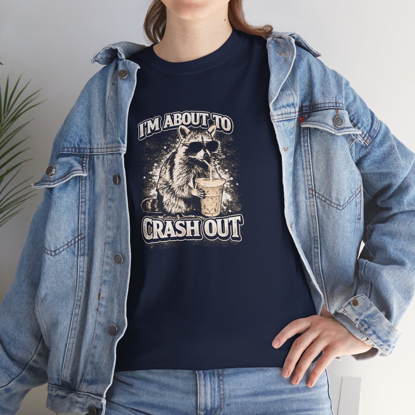 I’m About to Crash Out Skull Tee – Vintage Biker Rock Graphic T-Shirt