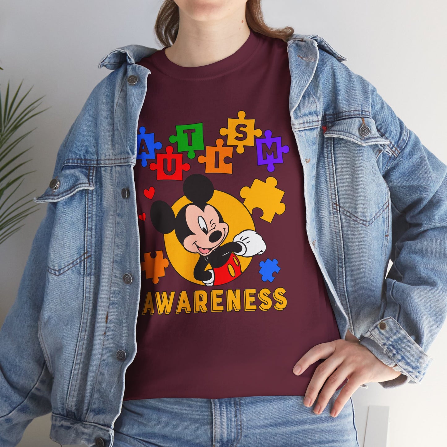 Autism Awareness Puzzle Tee — Cute Character Design