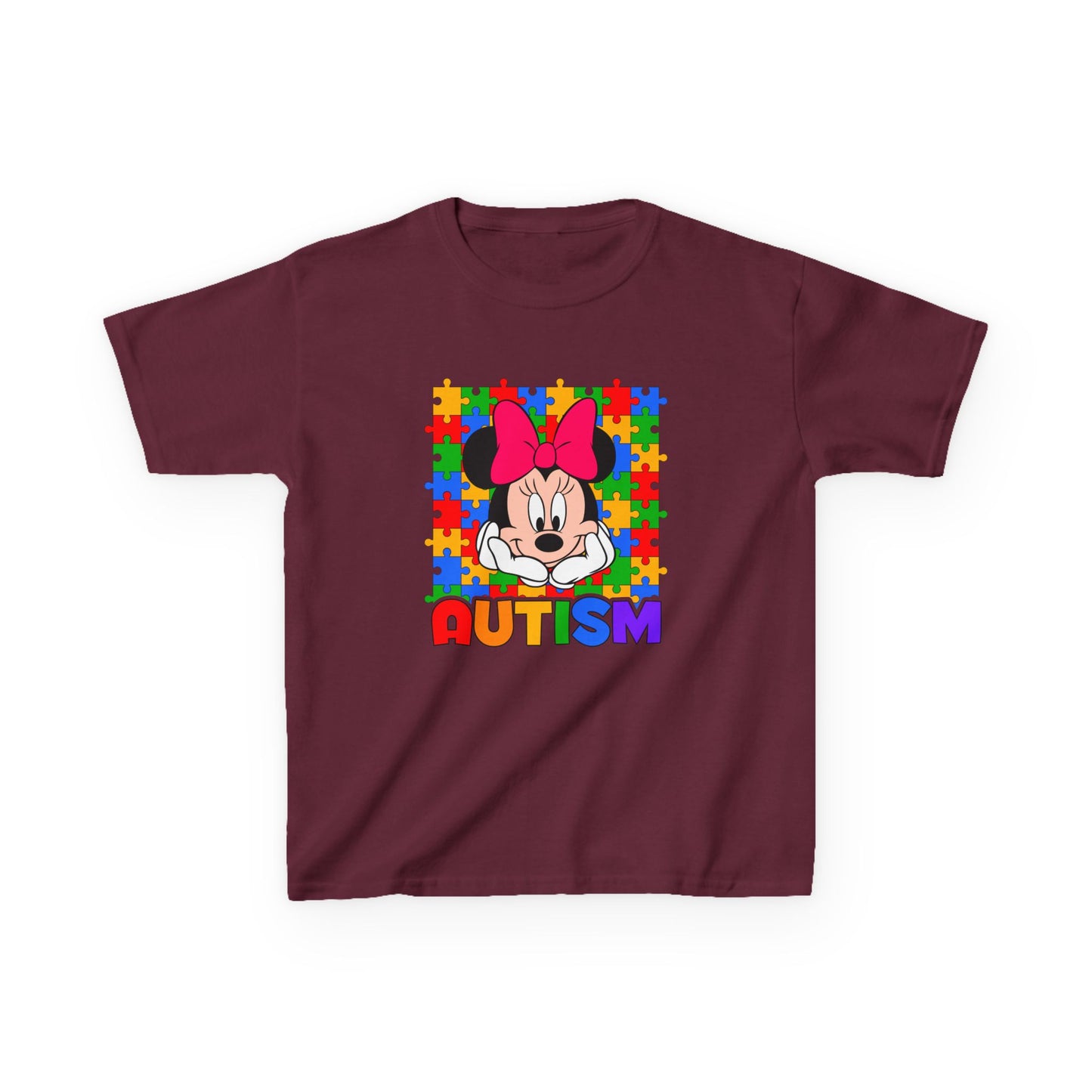Kids Tee — Colorful Puzzle Autism Support Shirt