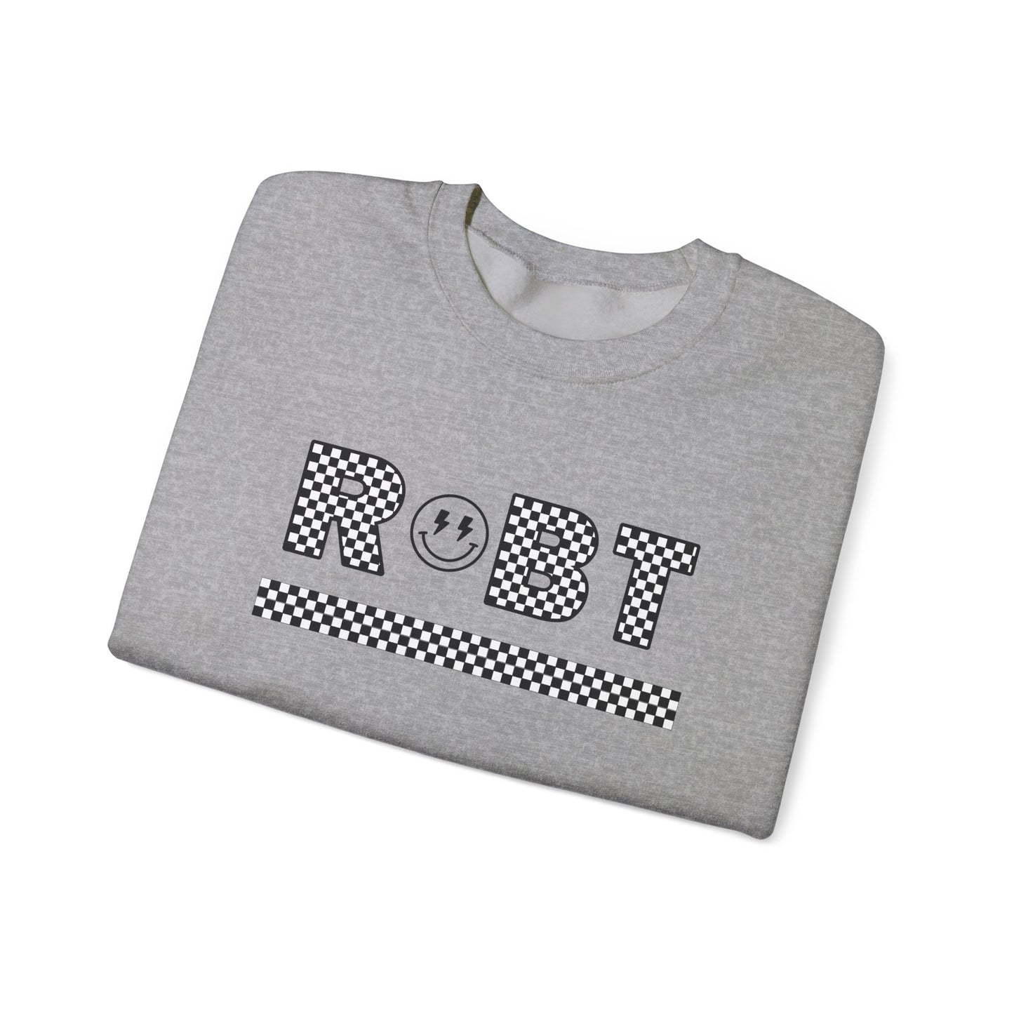 RBT Checkerboard Logo with Smile- Crewneck Sweatshirt