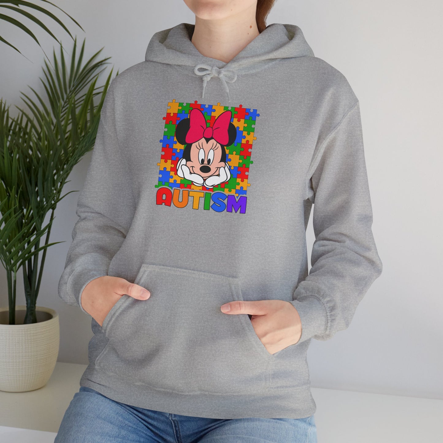 Autism Puzzle Heart Hoodie — Colorful Awareness Sweatshirt