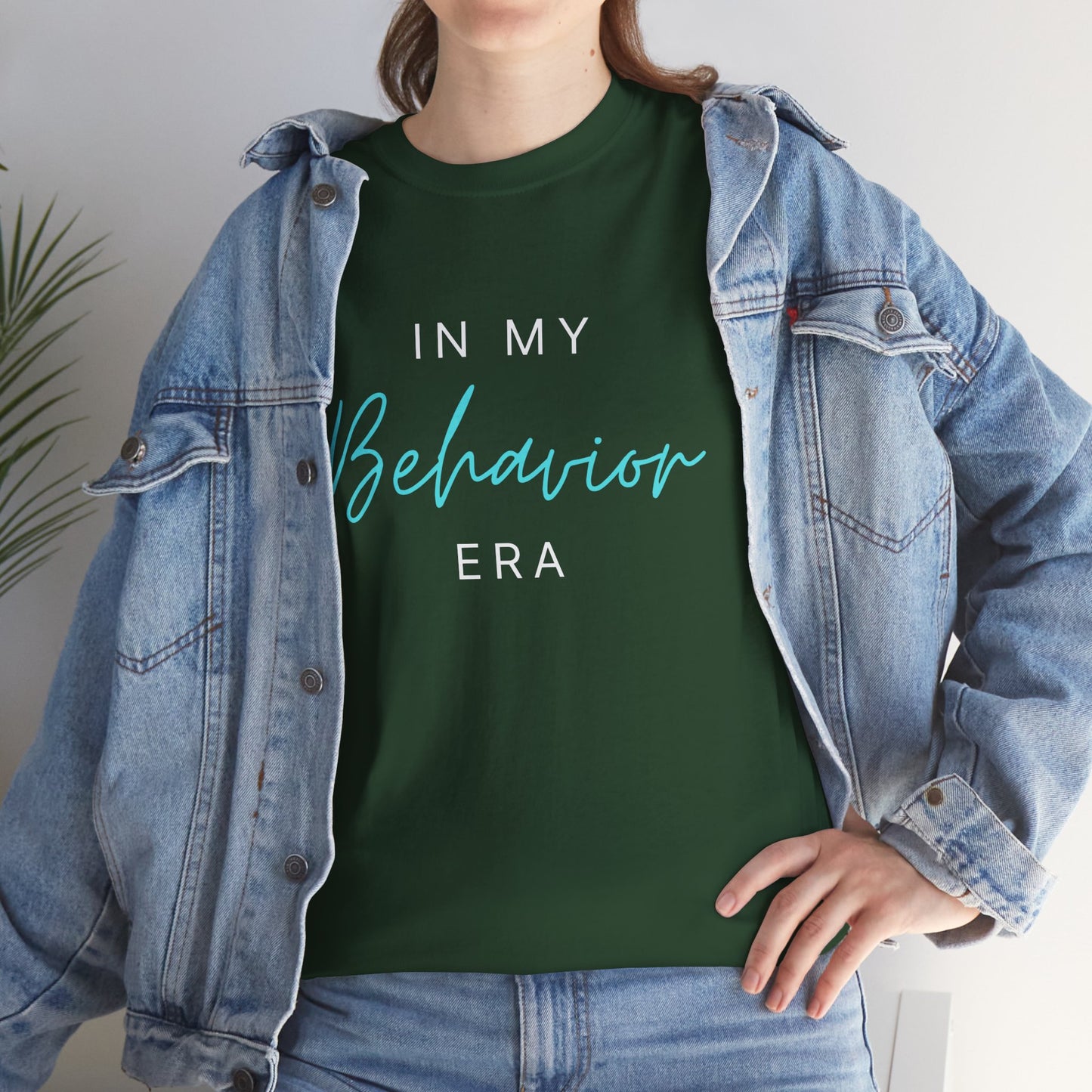 In My Behavior Era Unisex Heavy Cotton Tee - Trendy Graphic T-Shirt for Everyday Comfort