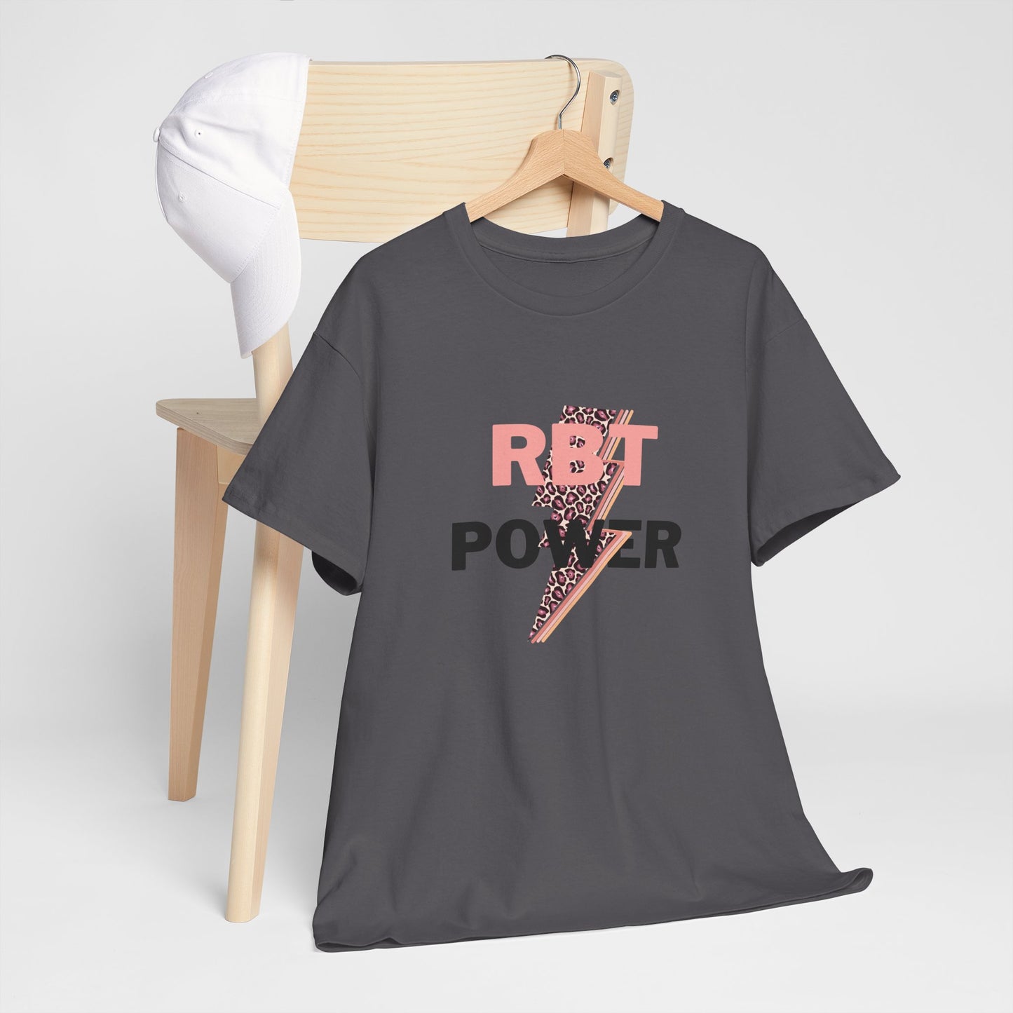 Empowerment Graphic Tee - Unisex Heavy Cotton Shirt with Bold Lightning Design