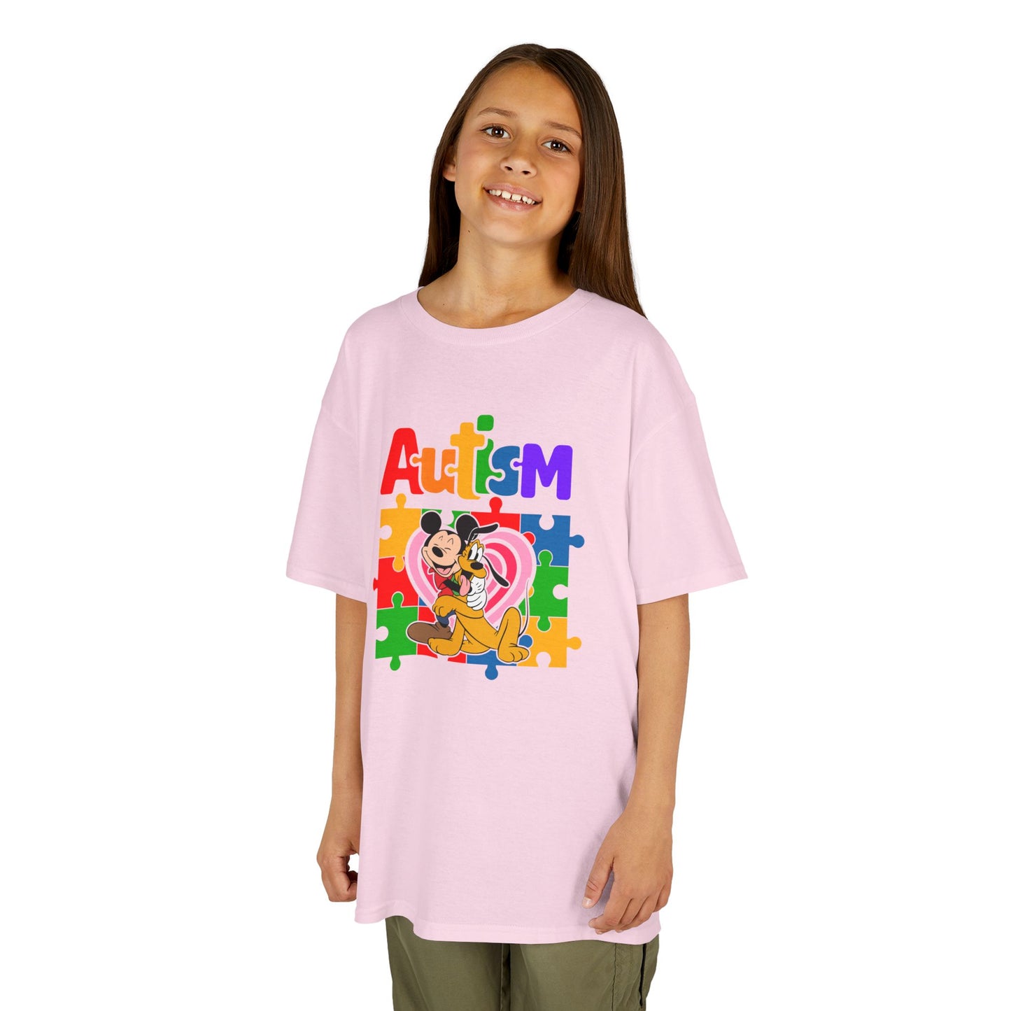 Kids Autism Awareness Puzzle Heart T-Shirt