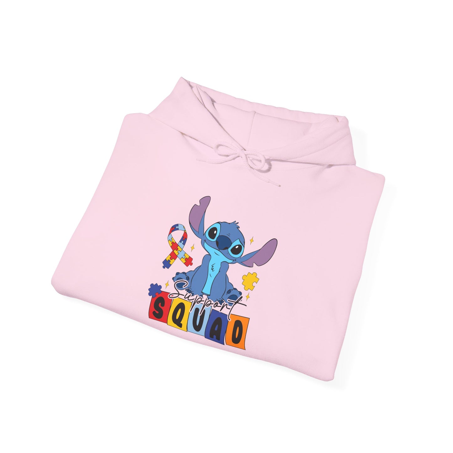 Cute Cartoon Alien 'Squad' Hoodie - Graphic Pullover for Fans