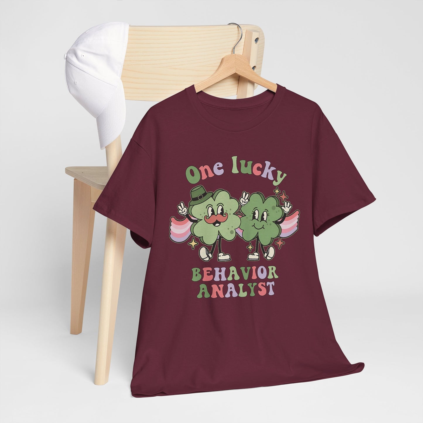 One Lucky Behavior Analyst T-Shirt — St. Patrick’s Day Shamrock ABA Shirt