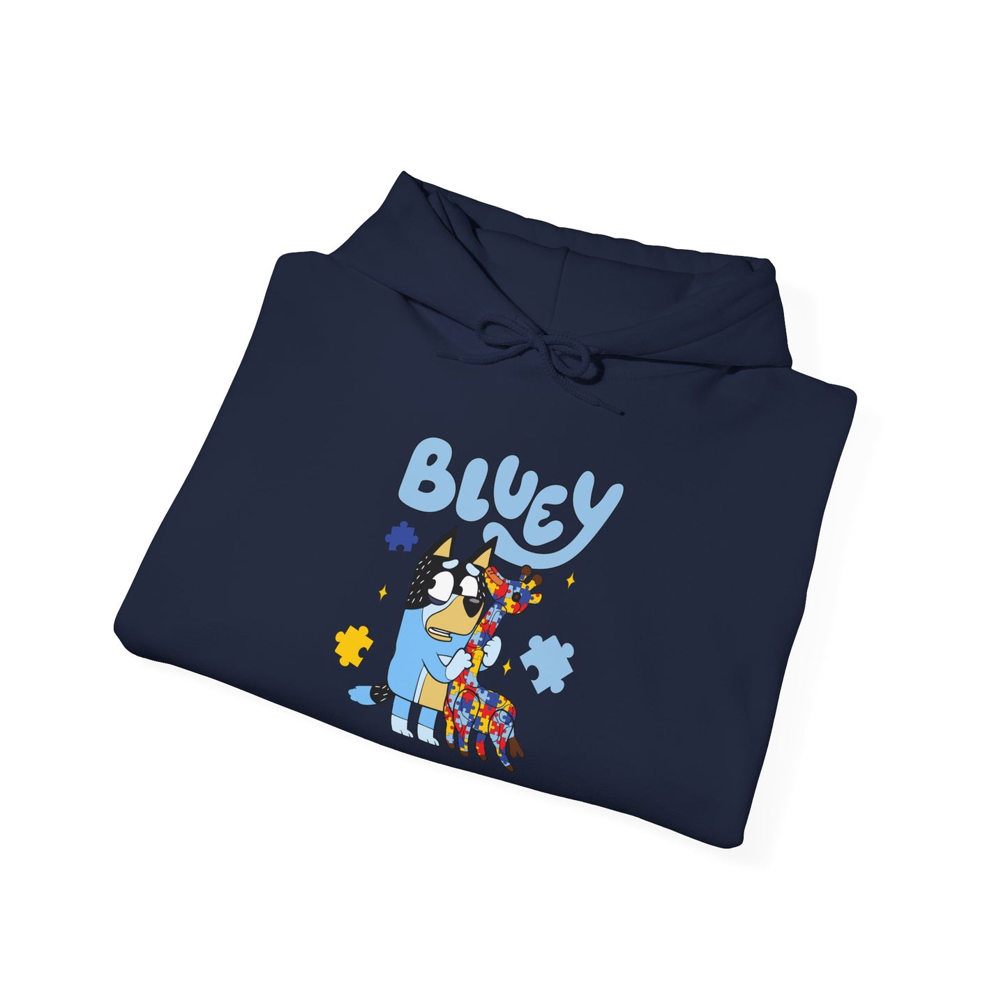 Bluey Cartoon Hoodie — Cute Blue Heeler Kids TV Character Pullover